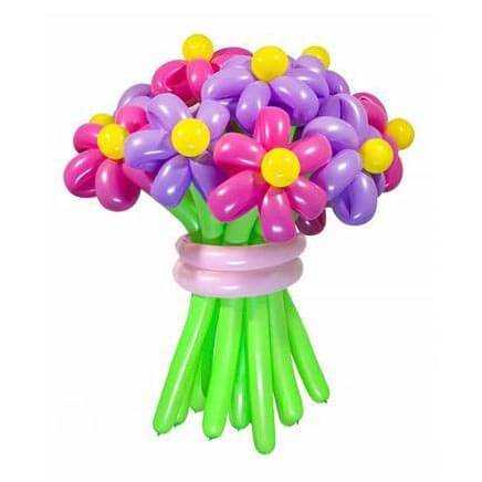 Как сделать цветок из шаров своими руками дома?